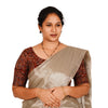 KALAMKARI ROUND NECK 10 INCH HANDS STRECHBLE BLOUSE