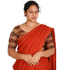 KALAMKARI ROUND NECK 10 INCH HANDS STRECHBLE BLOUSE