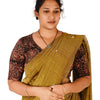 KALAMKARI V NECK 10 INCH HAND  STRECHBLE BLOUSE
