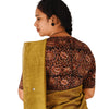 KALAMKARI V NECK 10 INCH HAND  STRECHBLE BLOUSE