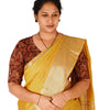KALAMKARI V NECK 10 INCH HAND  STRECHBLE BLOUSE