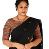KALAMKARI BOAT NECK OPEN 10 HAND'S STREACHBLE  BLOUSE