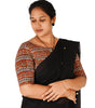 KALAMKARI BOAT NECK OPEN 10 HAND'S STREACHBLE  BLOUSE
