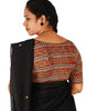 KALAMKARI BOAT NECK OPEN 10 HAND'S STREACHBLE  BLOUSE
