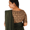 KALAMKARI BOAT NECK OPEN 10 HAND'S STREACHBLE  BLOUSE