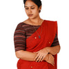 KALAMKARI BOAT NECK OPEN 10 HAND'S STREACHBLE  BLOUSE