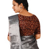 KALAMKARI BOAT NECK OPEN 10 HAND'S STREACHBLE  BLOUSE