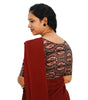 KALAMKARI BOAT NECK OPEN 10 HAND'S STREACHBLE  BLOUSE