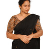 KALAMKARI ROUND NECK 10 INCH HANDS STRECHBLE BLOUSE