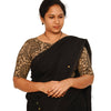 KALAMKARI BOAT NECK OPEN 10 HAND'S STREACHBLE  BLOUSE
