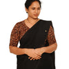 KALAMKARI V NECK 10 INCH HAND  STRECHBLE BLOUSE