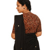 KALAMKARI V NECK 10 INCH HAND  STRECHBLE BLOUSE