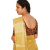 KALAMKARI ROUND NECK 10 INCH HANDS STRECHBLE BLOUSE