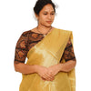 KALAMKARI BOAT NECK OPEN 10 HAND'S STREACHBLE  BLOUSE