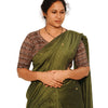 KALAMKARI V NECK 10 INCH HAND  STRECHBLE BLOUSE