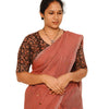 KALAMKARI V NECK 10 INCH HAND  STRECHBLE BLOUSE