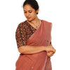 KALAMKARI V NECK 10 INCH HAND  STRECHBLE BLOUSE