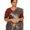 KALAMKARI V NECK 10 INCH HAND  STRECHBLE BLOUSE