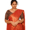KALAMKARI ROUND NECK 10 INCH HANDS STRECHBLE BLOUSE