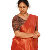 KALAMKARI ROUND NECK 10 INCH HANDS STRECHBLE BLOUSE
