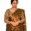 KALAMKARI ROUND NECK 10 INCH HANDS STRECHBLE BLOUSE
