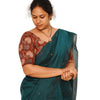 KALAMKARI ROUND NECK 10 INCH HANDS STRECHBLE BLOUSE