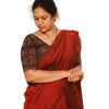 KALAMKARI ROUND NECK 10 INCH HANDS STRECHBLE BLOUSE