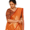 KALAMKARI ROUND NECK 10 INCH HANDS STRECHBLE BLOUSE