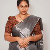 KALAMKARI BUTTA  ROUND NECK 10 INCH HANDS STRECHBLE BLOUSE