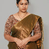 KALAMKARI ROUND NECK 10 INCH HANDS STRECHBLE BLOUSE