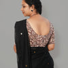 KALAMKARI ROUND NECK 10 INCH HANDS STRECHBLE BLOUSE