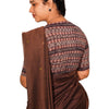 KALAMKARI V NECK 10 INCH HAND  STRECHBLE BLOUSE
