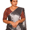 KALAMKARI V NECK 10 INCH HAND  STRECHBLE BLOUSE