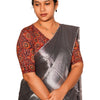 KALAMKARI V NECK 10 INCH HAND  STRECHBLE BLOUSE
