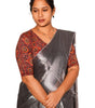 KALAMKARI V NECK 10 INCH HAND  STRECHBLE BLOUSE