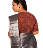 KALAMKARI V NECK 10 INCH HAND  STRECHBLE BLOUSE