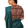 KALAMKARI V NECK 10 INCH HAND  STRECHBLE BLOUSE