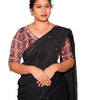 KALAMKARI V NECK 10 INCH HAND  STRECHBLE BLOUSE