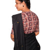 KALAMKARI V NECK 10 INCH HAND  STRECHBLE BLOUSE