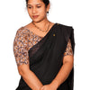 KALAMKARI ROUND NECK 10 INCH HANDS STRECHBLE BLOUSE