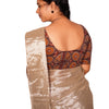 KALAMKARI ROUND NECK 10 INCH HANDS STRECHBLE BLOUSE