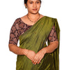 KALAMKARI ROUND NECK 10 INCH HANDS STRECHBLE BLOUSE