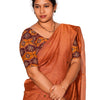 KALAMKARI ROUND NECK 10 INCH HANDS STRECHBLE BLOUSE