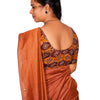 KALAMKARI ROUND NECK 10 INCH HANDS STRECHBLE BLOUSE