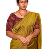 KALAMKARI ROUND NECK 10 INCH HANDS STRECHBLE BLOUSE