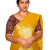 KALAMKARI ROUND NECK 10 INCH HANDS STRECHBLE BLOUSE