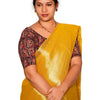 KALAMKARI ROUND NECK 10 INCH HANDS STRECHBLE BLOUSE