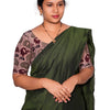 KALAMKARI ROUND NECK 10 INCH HANDS STRECHBLE BLOUSE