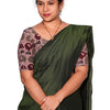 KALAMKARI ROUND NECK 10 INCH HANDS STRECHBLE BLOUSE