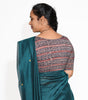 KALAMKARI BOAT NECK OPEN 10 HAND'S STREACHBLE  BLOUSE
